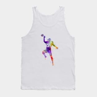 American football in watercolor Tank Top